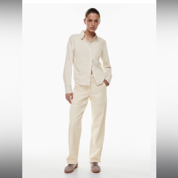 Wilfred Pants - Wilfred Cream Wide Leg Pants
